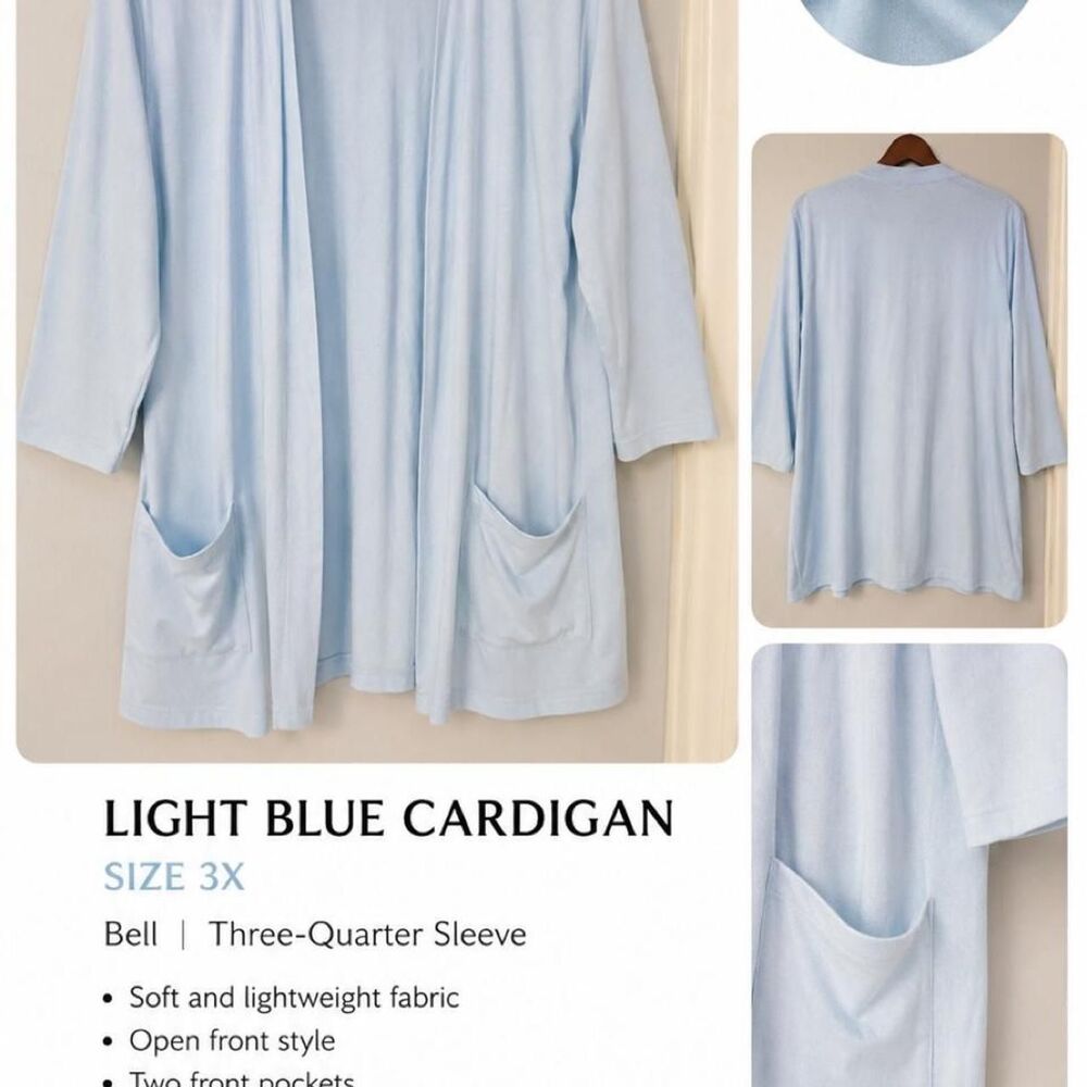 Bella-belle Women's Blue Cardigan
